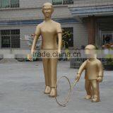 Fiberglass Children Play Sculpture Statue thumbnail-6