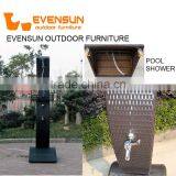 Patio Furniture Rattan Wicker Swimming Pool Shower thumbnail-1