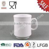 White One Handle Melamine Coffe Cup thumbnail-1