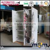 India Fancy Bedroom Wardrobe Design Printed 3 Door Cabinet thumbnail-4