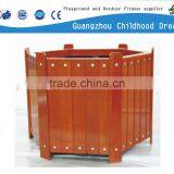 (HD-19008)Outdoor Wooden High Quality Mold for Flower Pot Outdoor Wooden Garden thumbnail-1