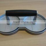 Double Sections LFGB Non Sticker New Design High Quality Burger Tools Commercial Automatic Rice Patty Burger Press Burger Maker thumbnail-2