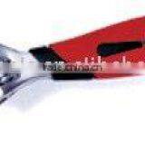 Short-handle Chromed Adjustable Wrench With Double Colour Soft Grip Handle(wrench,adjustable Wrench,hand Tool)