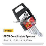 YF141 6PCS 8-17MM Combination Spanner Set thumbnail-2