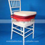 White Wedding Resin Banquet Hall Chairs thumbnail-6
