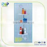 Shampoo Corner Bathroom Rack /bathroom Plastic Sundries Triangle Shelves thumbnail-1