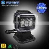 7" 30W Cree Led Work Lamp Car Roof Magnetic Base Remote Control