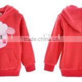 2016 Cute Animals Pattern 100% Polyester 360g Polar Fleece Kids Coat for Girls thumbnail-4