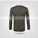 Brief Figuring Style 100% Polyester Casual Mens Long Sleeve t Shirt Sport t Shirt thumbnail-5