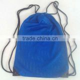 Simple Mesh Blue Color Backpack