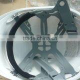 CE Safety Hard Hat With Fluorescent Bar/PE Protective Helmet Construction/rd ,yellow/blue/white