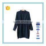 Spring And Summer Long Sleeves Double Layer Cotton Long Women Shirt thumbnail-2