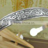 Yiwu Factory Wholesale Cuff Bangle Antique Silver Open Cuff Bangle for 2016 Promotional Items thumbnail-3