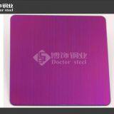 Hot Sale 304 Purple HL Decorative Stainless Steel Sheet thumbnail-4