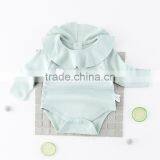 5pcs/lot Girls Long Sleeve Cotton Heart Print Ruffles Rompers Toddler Girl Clothing Kids Girls Romper Baby Jumpsuit thumbnail-4