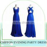 Hot Sale New Fashion Custom Sleeveless Sexy Maxi Chiffon Evening Party Dress thumbnail-1