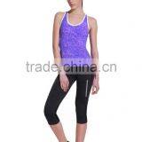 Lady's Fitness Wear Seamless Training Tank Top/racerback thumbnail-1