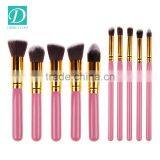 Black Wood Oval Handle Makeup Brushes thumbnail-5
