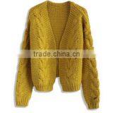 New Stylish Girls Sweater Latest Design Cardigan 2016 Women thumbnail-2