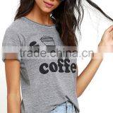 2016 Short Sleeve Custom Printing Tee Shirt Women Fashion t Shirt Wholesale China thumbnail-2