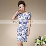 Latest Fashion Dresses High Quality Middle Aged Women Dresses thumbnail-2