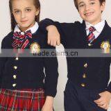 Autumn Fitted Slim Long Sleeves Cardigan School Sweater thumbnail-1