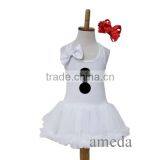 White Snowman Petti Pettiskirt Dress1-4Y thumbnail-1