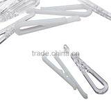 Small Clear Plastic Shirt Clips With Teeth thumbnail-2