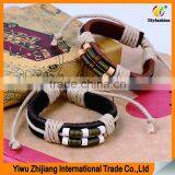 2016 Mens Jewelry Magnetic Leather Bracelet thumbnail-4