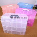 Hama Fuse Perler Bead Kit Fashion Three Layers Can Remove 30 Plastic Storage Grid thumbnail-6