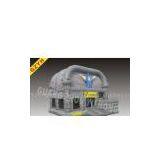 0.55mm PVC Tarpaulin Inflatable Bouncy Jumping Castle YHCS 006 for Square School thumbnail-1