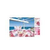 Pink Floral Decorative 100 % Cotton House Bedroom Flat Colorful Bedding Sets