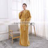 Women's Hooded Thick Robe in 2017 Winter thumbnail-4