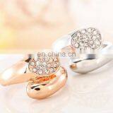 2017 New Arrival Luxury Wedding Rings Jewelry Geometry Shape CZ Ring Feminino Bijoux thumbnail-5