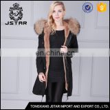 Factory cheap fur coats wholesale faux fur hooded jacket