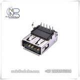 Waterproof 90 Degree DIP 9 Pins Solder UL94V-0 Type A Female 3.0 USB Connectors for Board Interface thumbnail-5