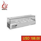Glass Counter-top Prep Pizza Work Table Chiller in Refrigeration Equipment thumbnail-1