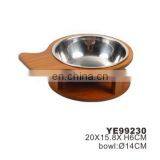 Hangzhou Tianyuan Pet Products Factory Stainless Steel Raised Elevated Pet Dog Cat Food Bowl Feeder thumbnail-4