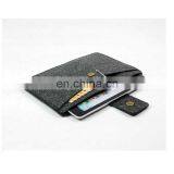 Custom Logo Printing 13.3inch Felt Messenger Leather Laptop Bag thumbnail-3