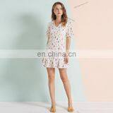 Women Summer High Quality Floral Dress and Lady Dress Wholesale Casual Dress thumbnail-3