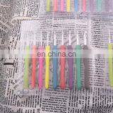 Sweater Needle Crochet Tool New Rainbow Soft Handle Plastic Alumina Crochet Hooks Set of 8PCS thumbnail-1