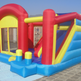 Family Backyard Inflatable Bouncer With Slide Inflatable Castle Combo Slide Kids Toys