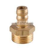 Hose Connector Tapered Barbed Male Thread Brass Fitting