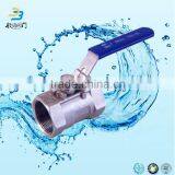 1pc High Pressure Chemical Industry Thread 2 Inch Stainless Steel Ball Valve thumbnail-2