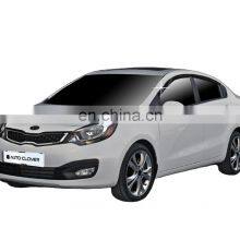 Chrome Door Visor Side Window Deflector Shade Sun Rain Shield Silver Strips Guard for Kia Pride(4) 2011 RIO thumbnail-1