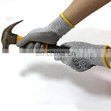 Scratch Resistant Protective Safety Glove Level 5 PU Coated Cut Resistant Working Gloves Fibreglass Handling Gloves Construction thumbnail-5