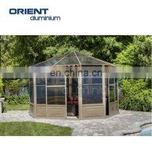 Seasons Solarium Aluminum Triangle Roof Sun Room Glass House Design Factory Supplier thumbnail-5