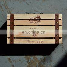 2 Wine Bottle Travel Storage Box Carrying Display Case thumbnail-3