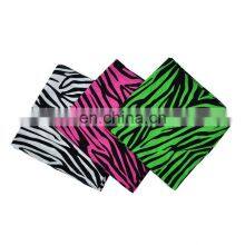 Hot Selling Cheap Winter Headband Kerchief Custom Logo Square Classic 100% Cotton Head Facemask Bandanas Headbands