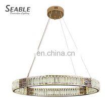 New Design Indoor Decoration Living Room Dining Room Luxury LED Crystal Pendant Light thumbnail-1